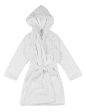 Anti Bobble Hooded Dressing Gown (1- 8 Years) Image 2 of 4