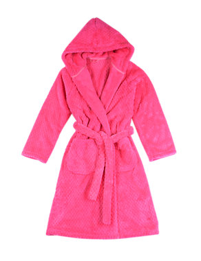 Anti Bobble Hooded Dressing Gown (6-16 Years) Image 2 of 3