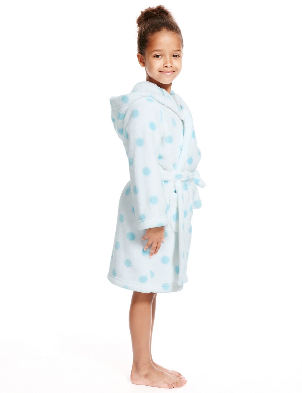 Anti Bobble Spotted Dressing Gown (1-7 Years) 2 of 3