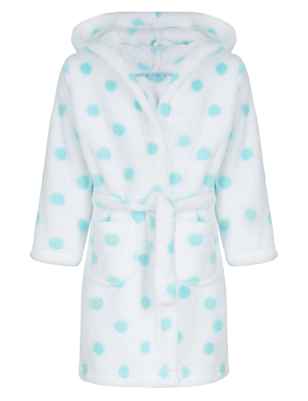 Anti Bobble Spotted Dressing Gown (1-7 Years) 1 of 3