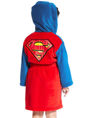 Superman dressing hot sale gown child