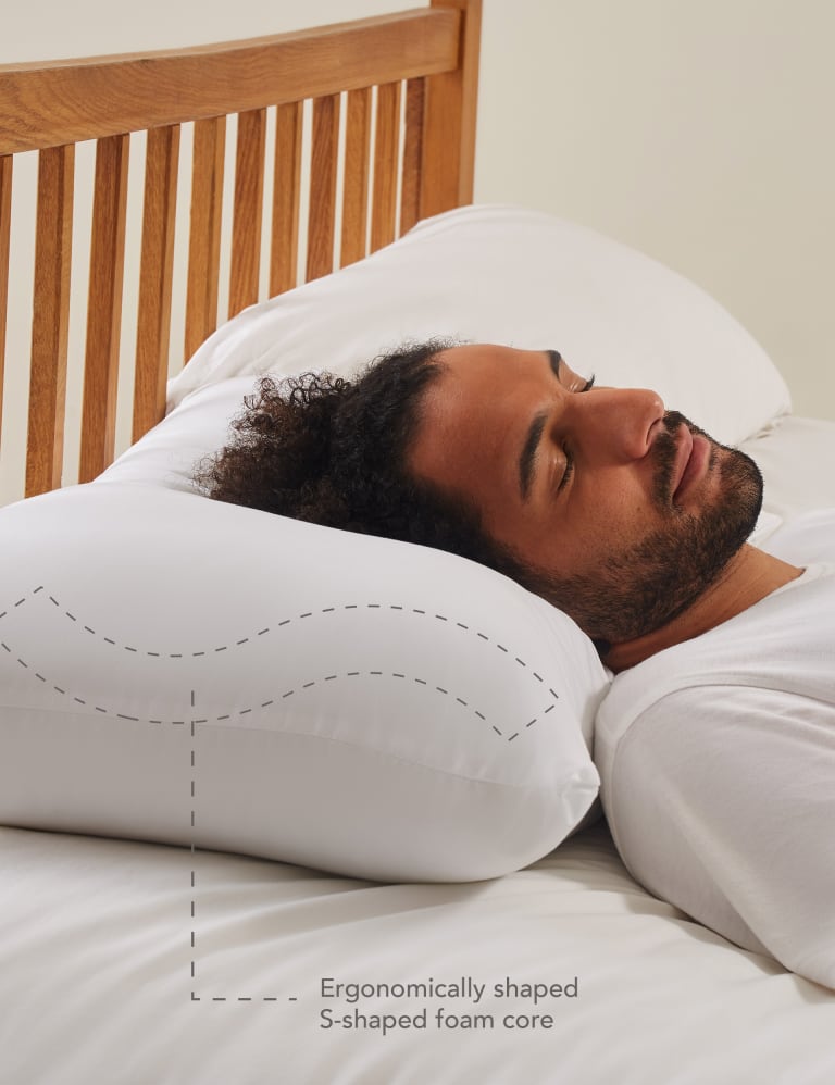 S shaped memory foam pillow online