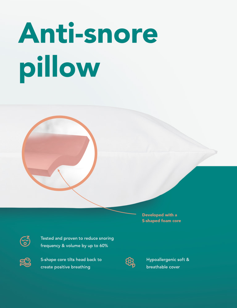 Anti Snore Medium PIllow 3 of 10