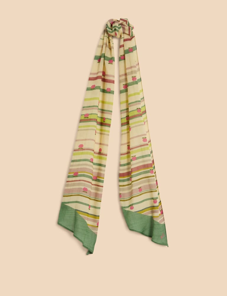 White stuff silk scarf 2025