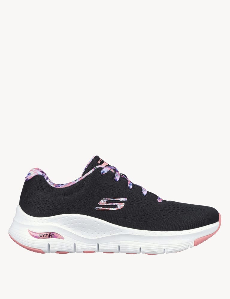 Skechers women's sports mesh lace up trainers sales