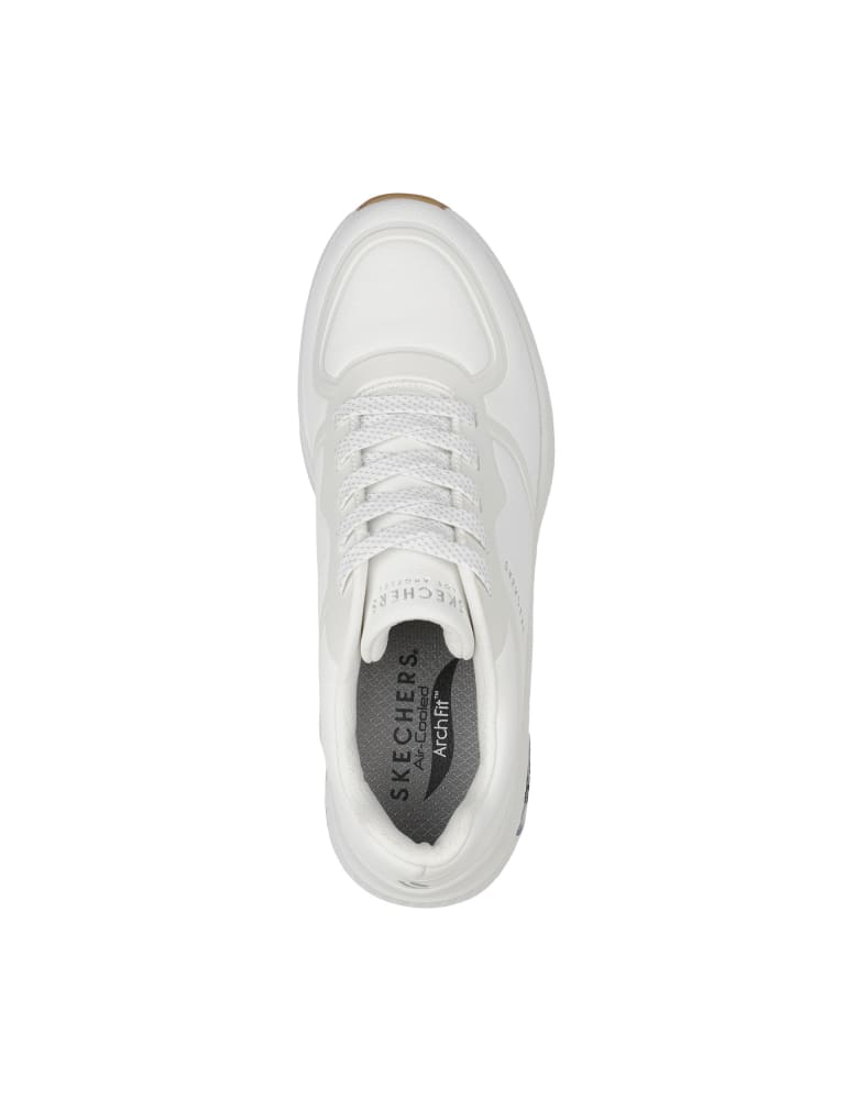 Skechers metallic trainers top