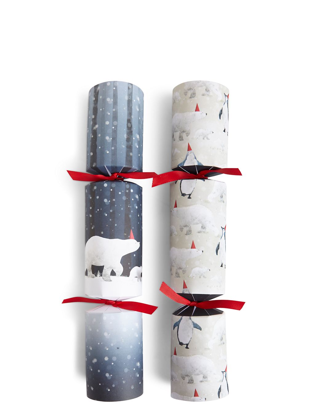 Arctic Animal Christmas Crackers Pack of 12 1 of 4