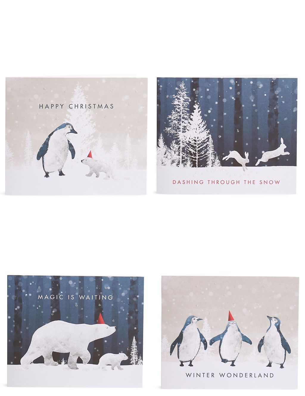 Arctic Animals Christmas Charity Cards Pack of 20 3 of 7