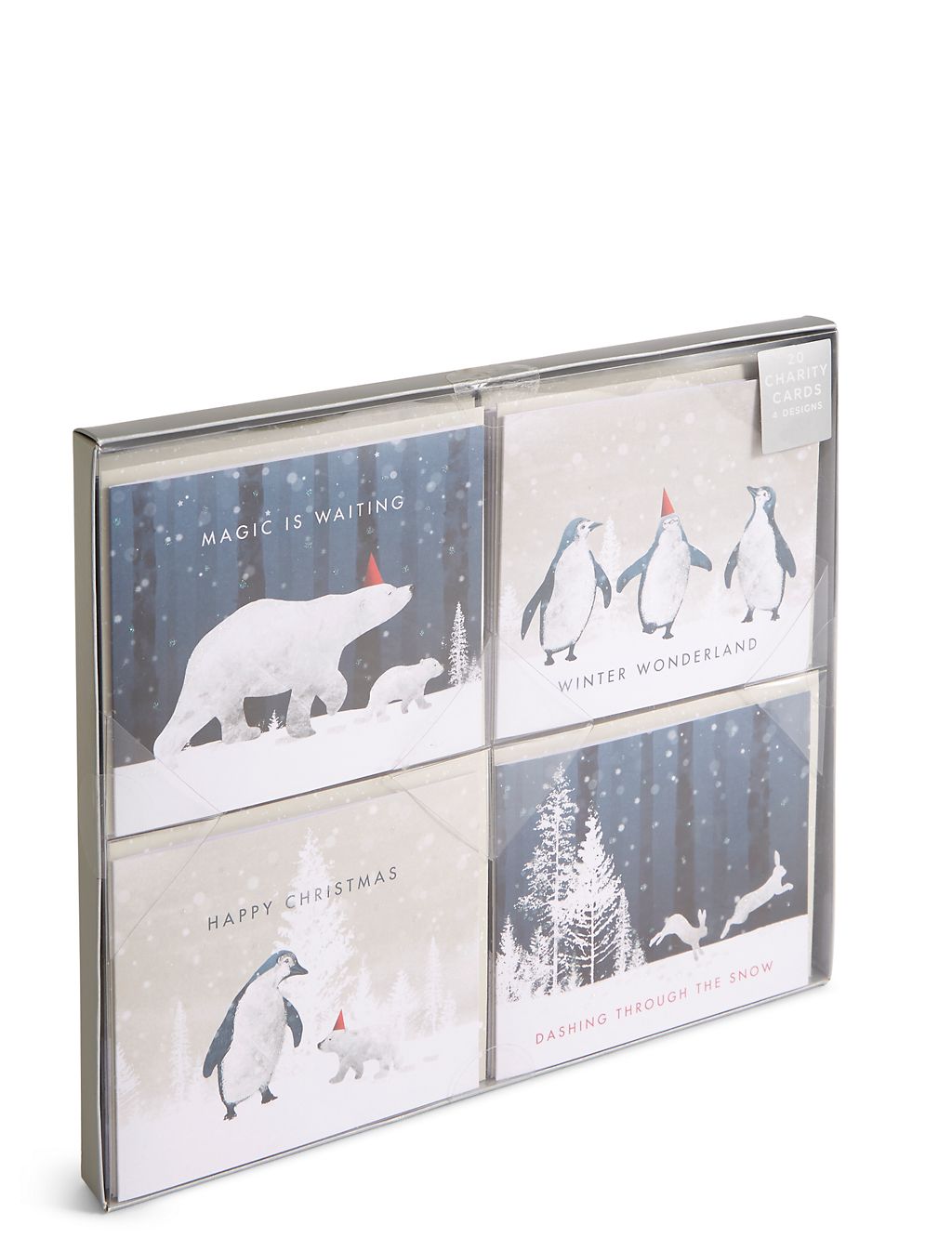 Arctic Animals Christmas Charity Cards Pack of 20 5 of 7