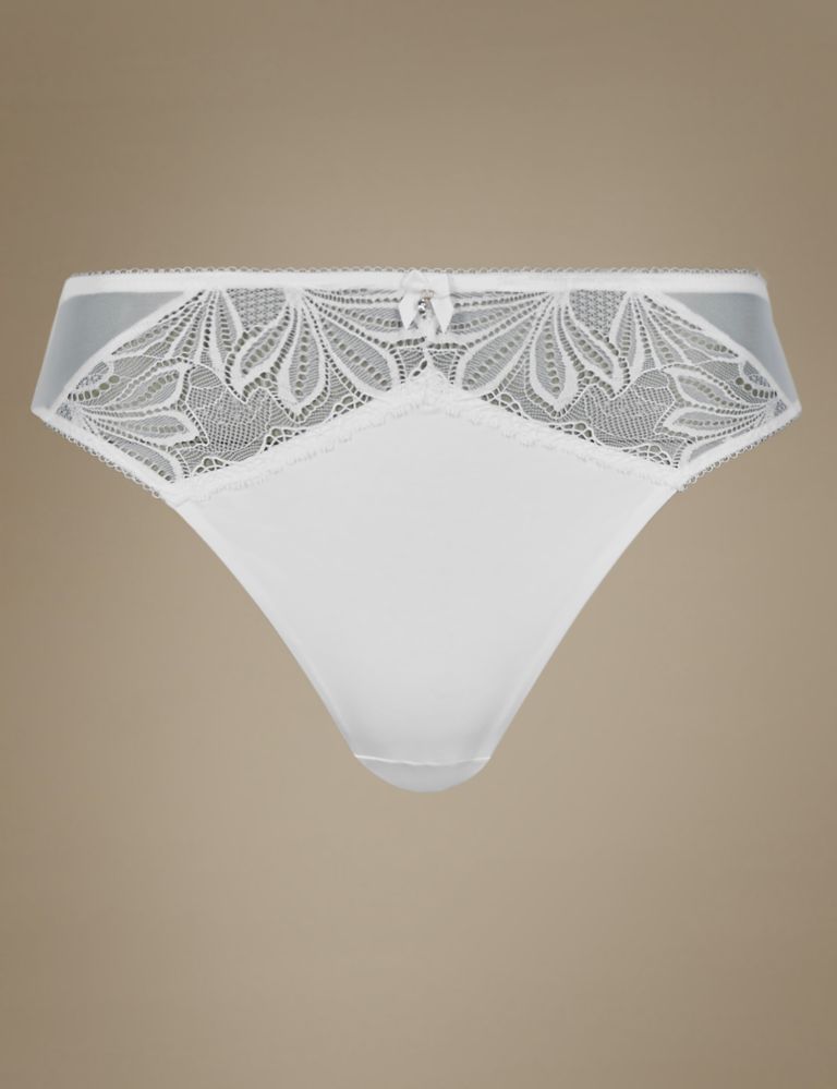 Arelia Lace High Leg Knickers 2 of 5