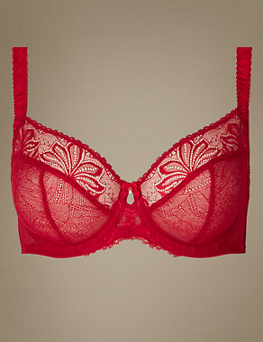 Arelia Lace Non-Padded Underwired Balcony Bra DD-GG Image 2 of 4
