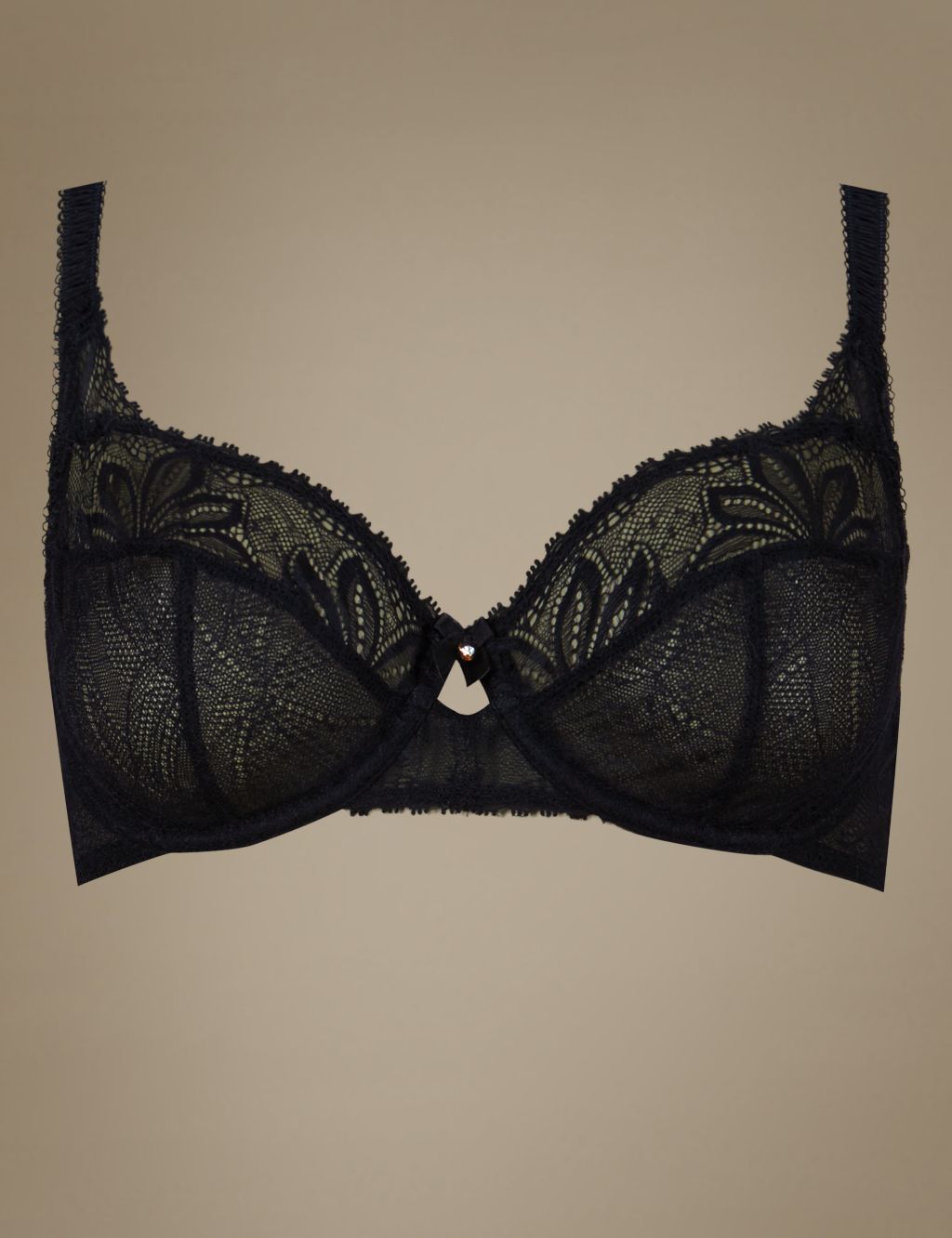 Arelia Lace Non-Padded Underwired Full Cup Bra A-DD 1 of 5