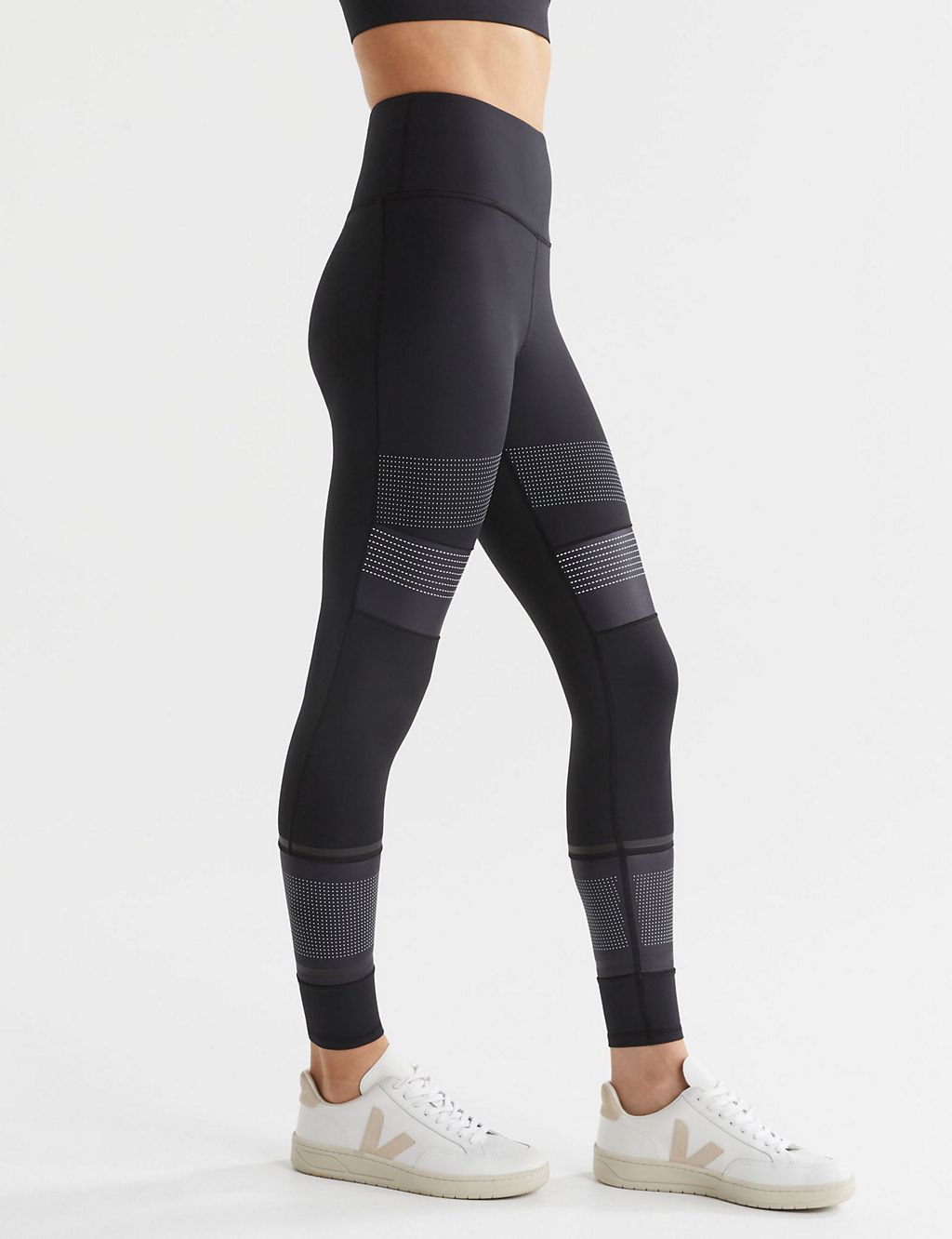 Arena Panelled High Waisted Leggings 1 of 5