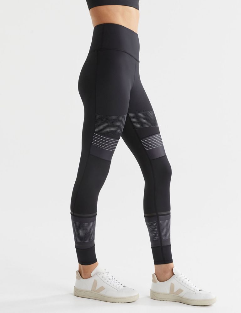 Arena Panelled High Waisted Leggings 2 of 5