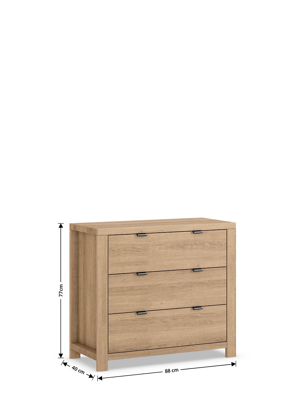 Arlo 3 Drawer Chest 6 of 8