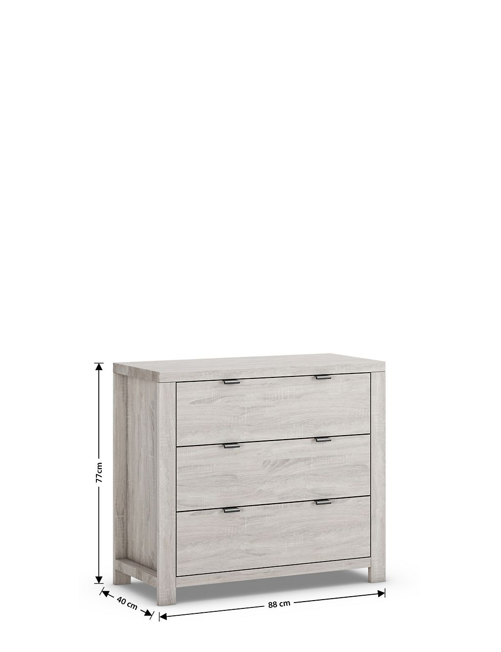 Arlo 3 Drawer Chest 6 of 10