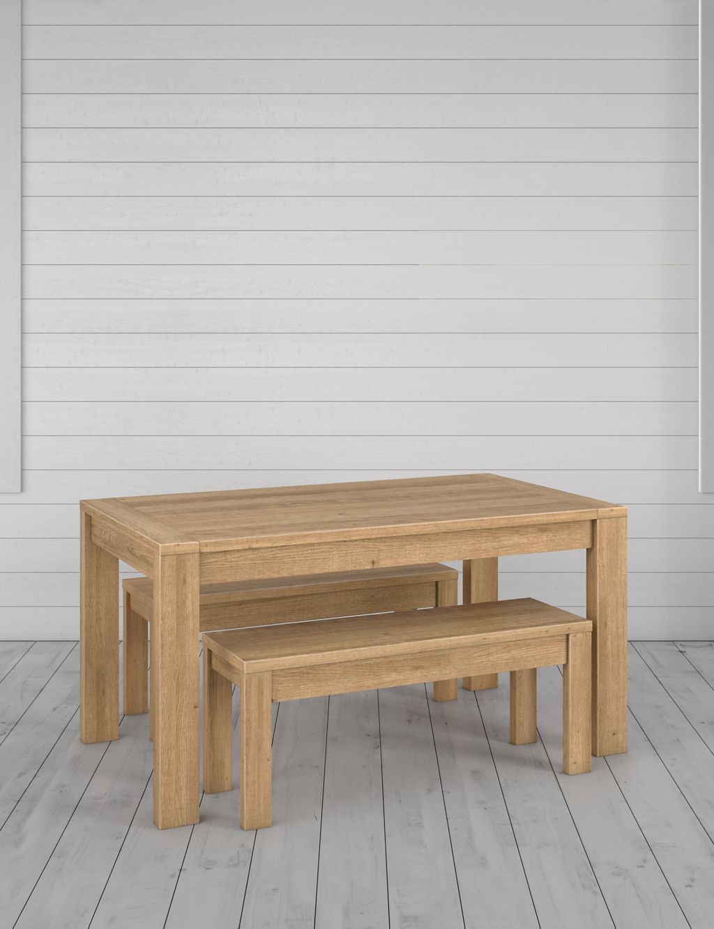 Arlo Dining Table with Benches 1 of 6