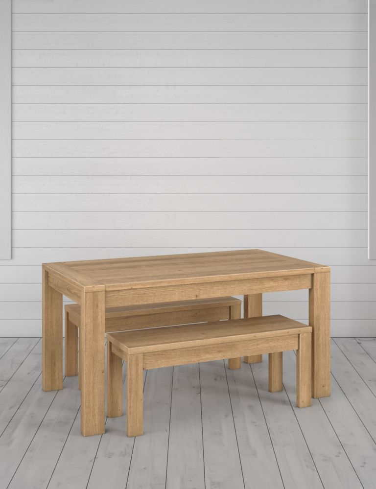Arlo Dining Table with Benches 2 of 6