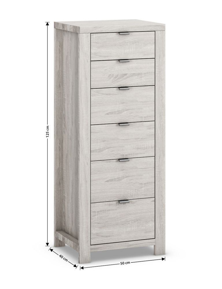 Arlo Tall 6 Drawer Chest 8 of 10