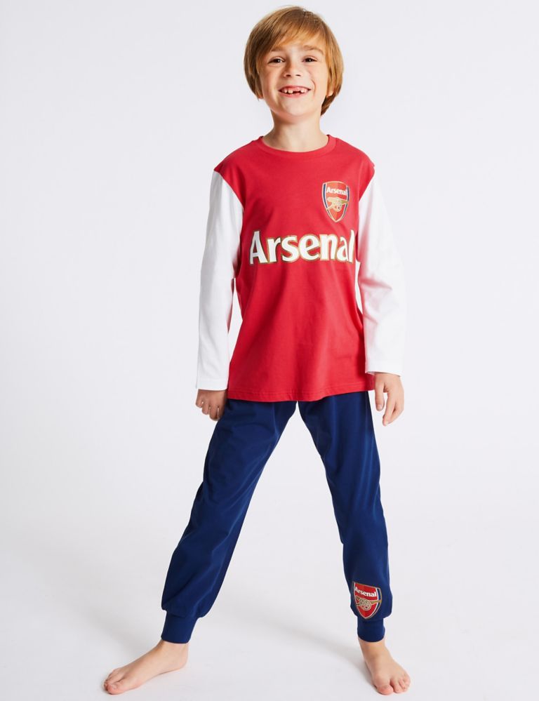 Arsenal FC™ Pure Cotton Pyjamas (3-16 Years) 1 of 6