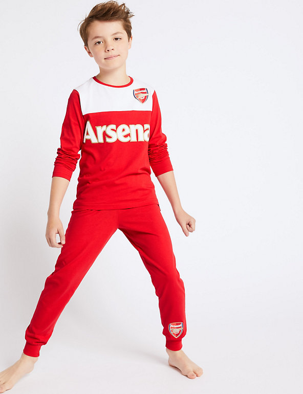 Boys Official Arsenal FC The Gunners AFC Football Club Pyjamas Sizes from 2 to 12 Years 