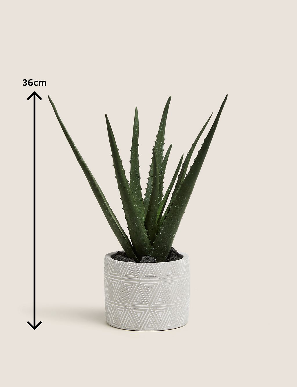 Artificial Aloe Plant in Pot 5 of 5