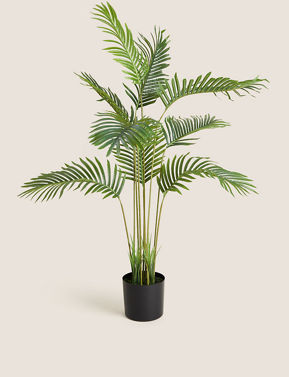 Artificial Floor Standing Palm with Pot Image 1 of 3