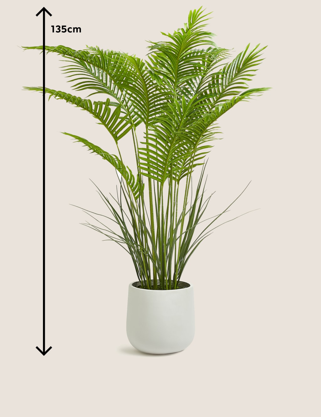Fake palm outlet plant