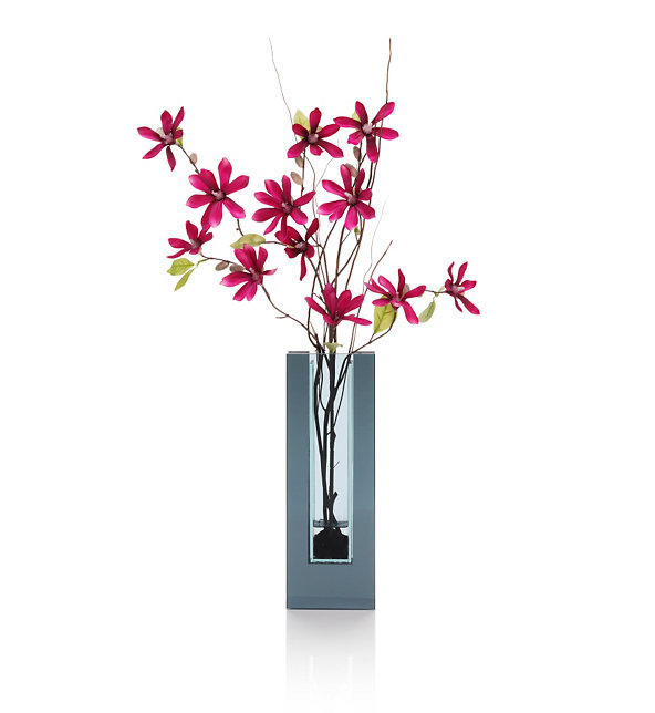 Artificial Magnolia & Salix in Vase Image 1 of 1
