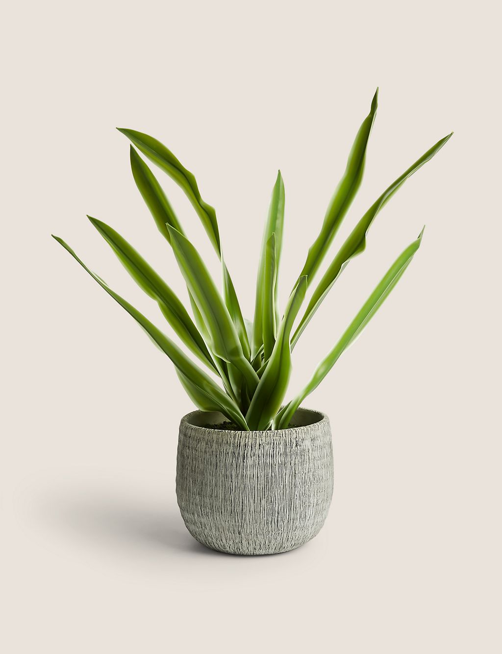 Artificial Natural Lily in Textured Pot 3 of 6