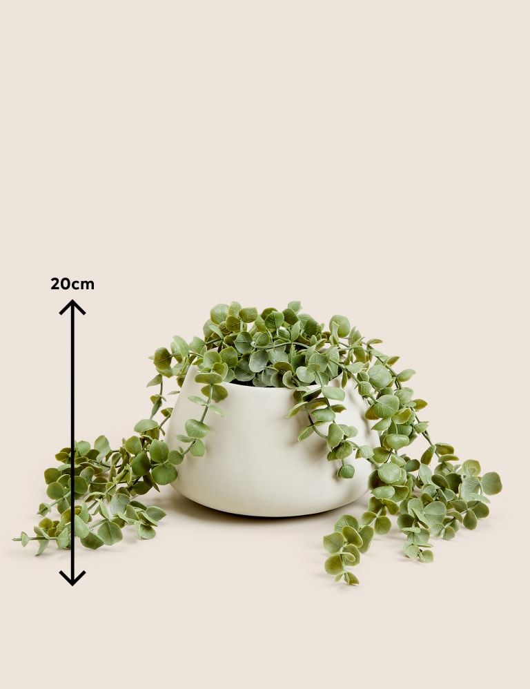 Artificial Trailing String of Hearts Plant Moss Sweetpea M S