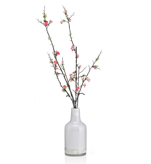 Artificial Winter Cherry Blossom in Vase Image 1 of 2