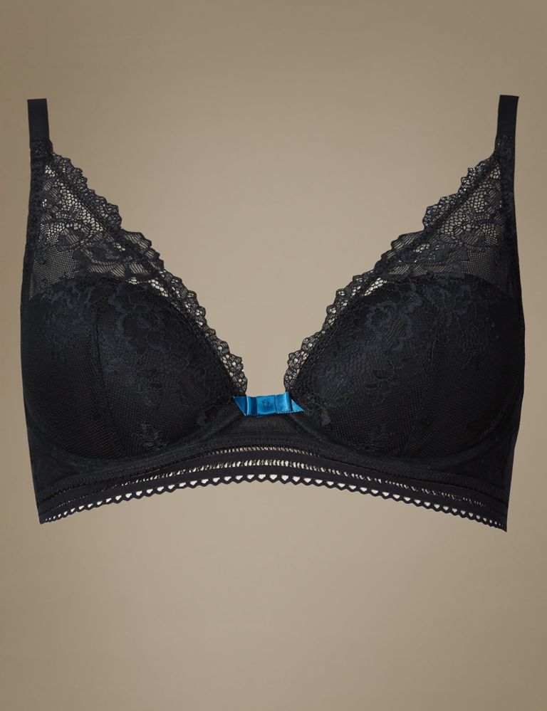 We Are We Wear Fuller Bust high apex non padded plunge bra in