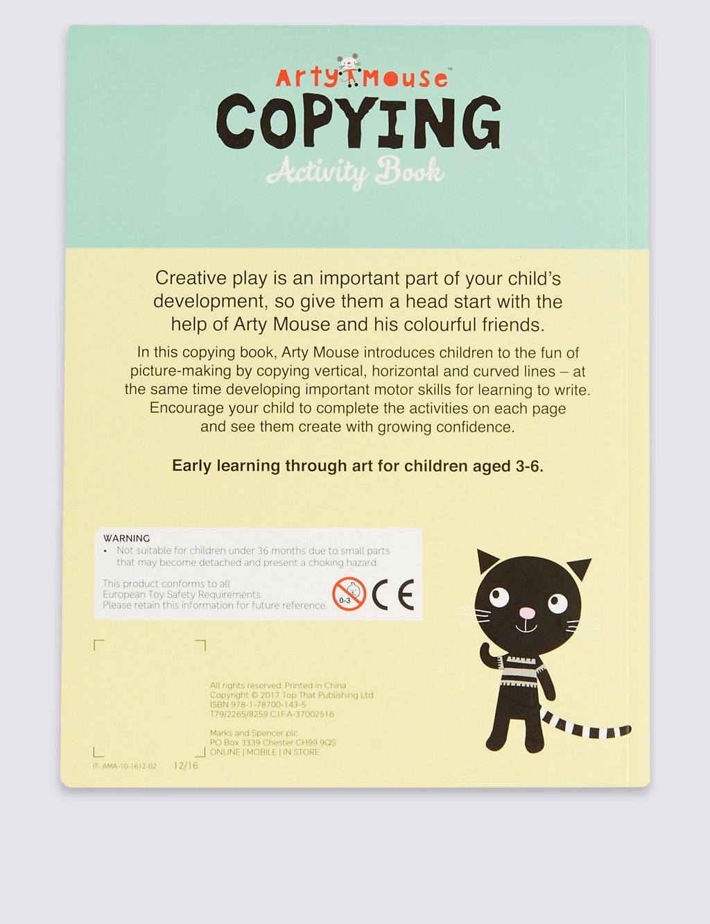 Arty Mouse Copying Activity Book 1 of 3
