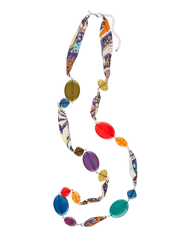 Assorted Bead Scarf Necklace Image 1 of 1