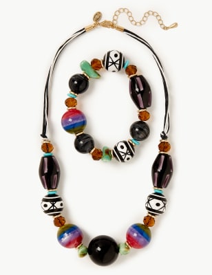 Assorted Necklace Bracelet Set M S Collection M S