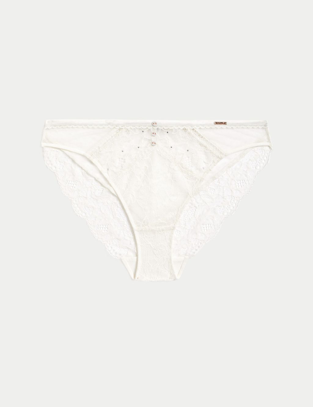 Aster Sparkle Lace High Leg Knickers 1 of 6