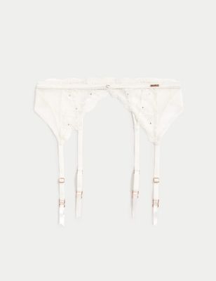 Aster Sparkle Lace Suspender Image 2 of 6