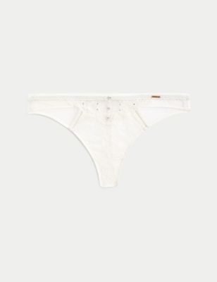 Aster Sparkle Lace Thong Image 2 of 6