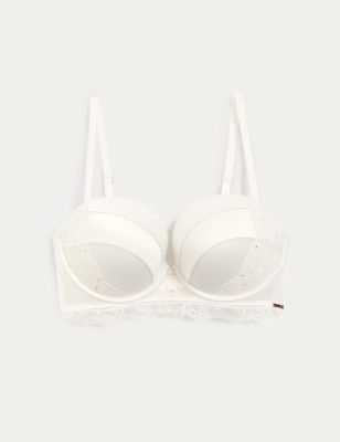 Aster Sparkle Lace Wired Push-Up Multiway Bra A-E Image 2 of 7