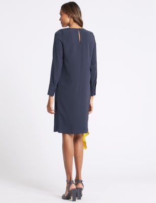 marks and spencer tunic midi dress