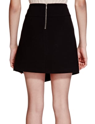 Mock wrap mini skirt store