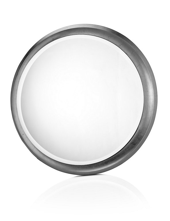 Asymmetric Round Frame Mirror Image 1 of 2