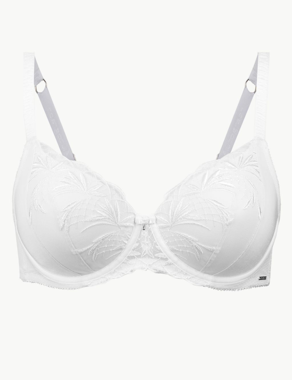 Athena Embroidered Padded Full Cup Bra A-E 1 of 6
