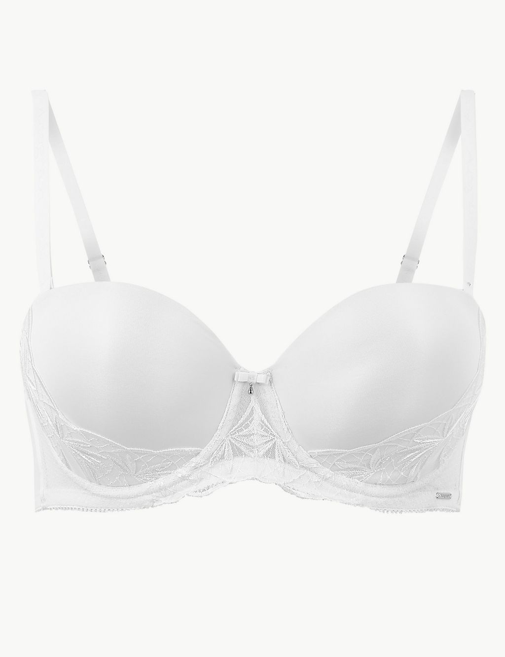 Athena Embroidered Padded Strapless Bra A-E 1 of 8