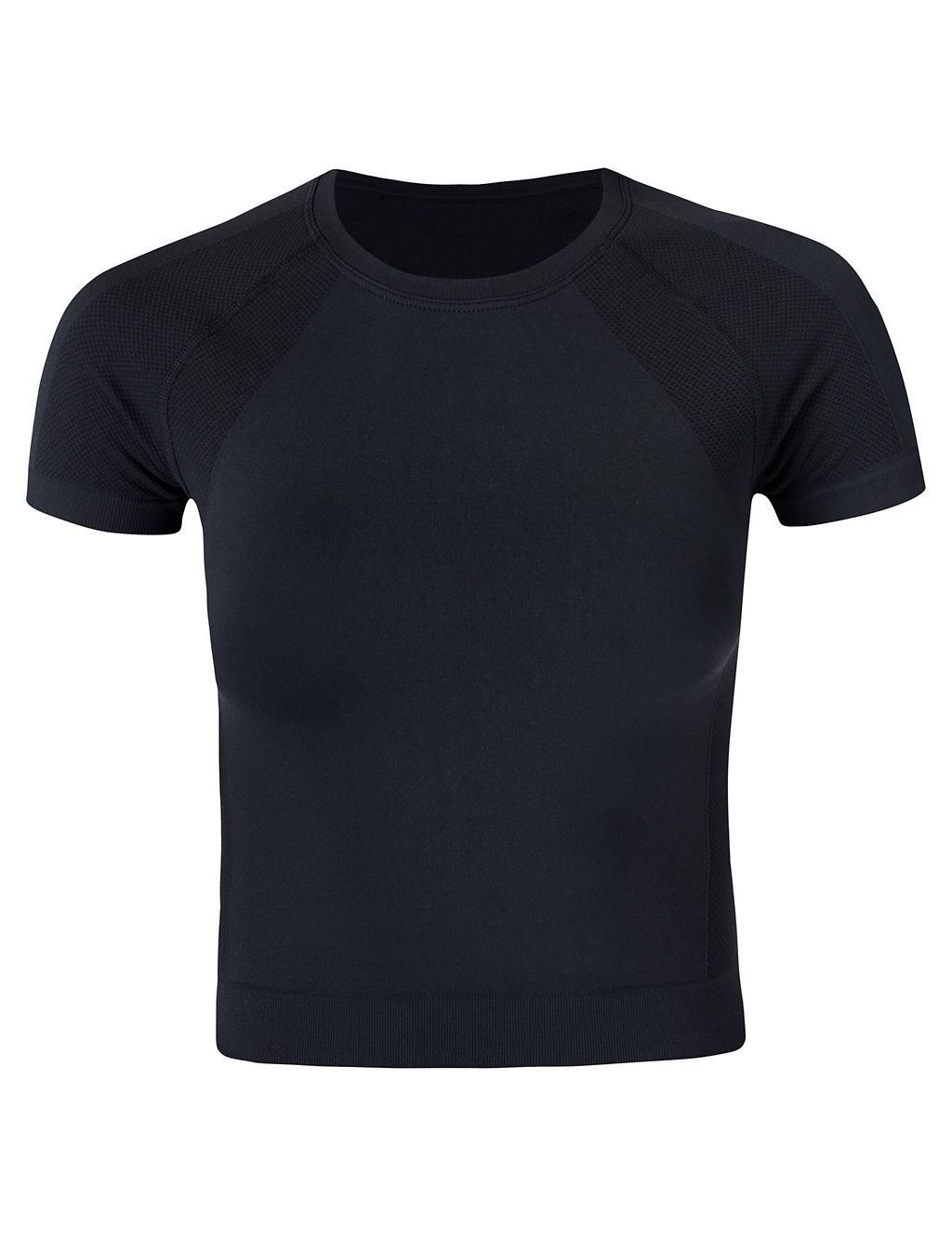 Athlete Seamless Fitted Crop T-Shirt 1 of 4