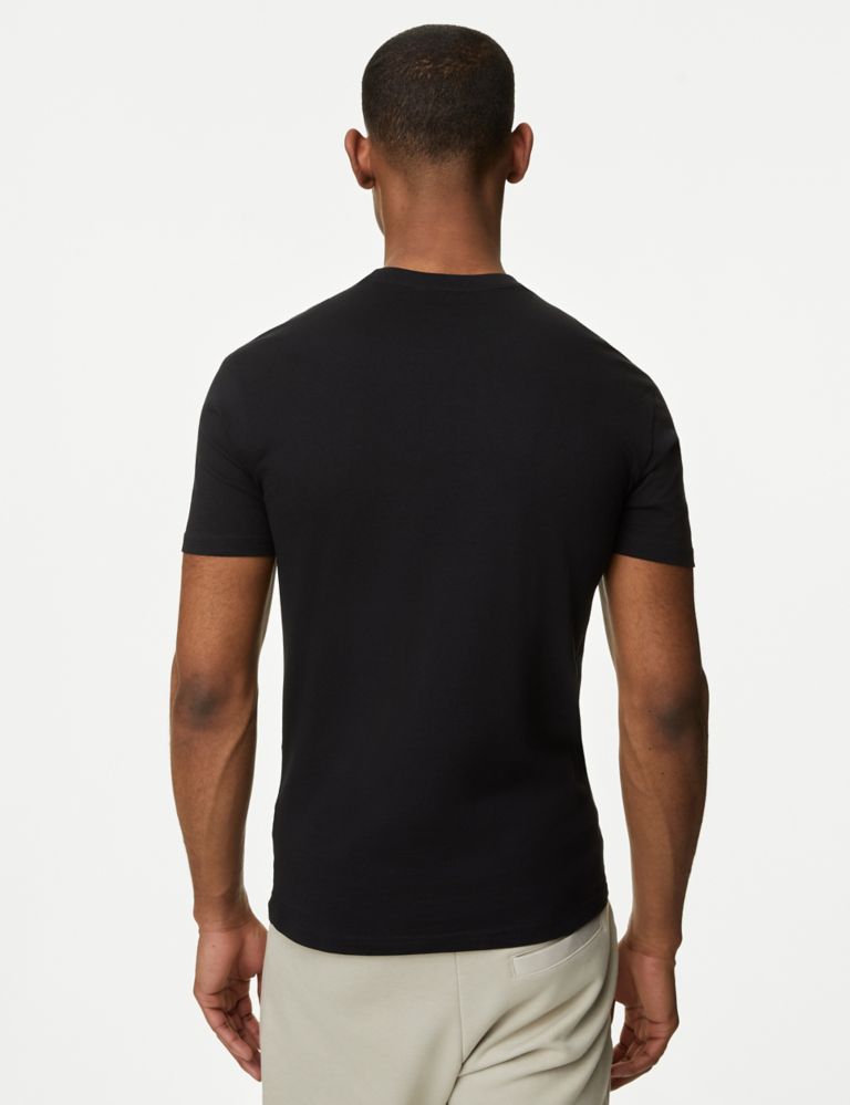 Athletic Fit Pure Cotton T-Shirt 5 of 5