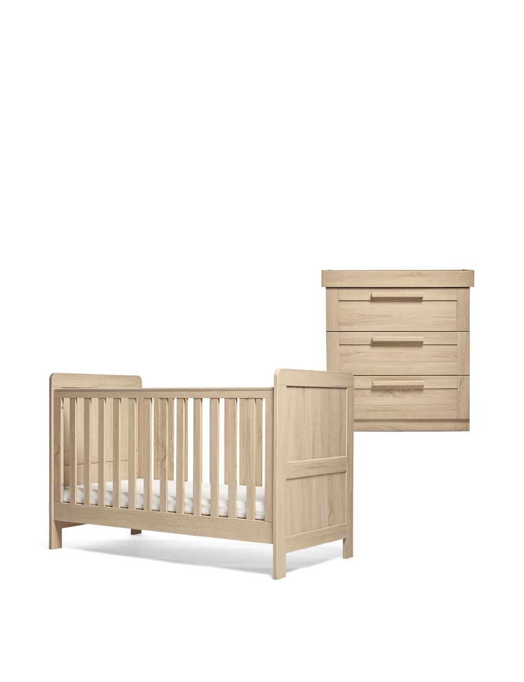 Atlas 2 Piece Cotbed Set with Dresser 3 of 8