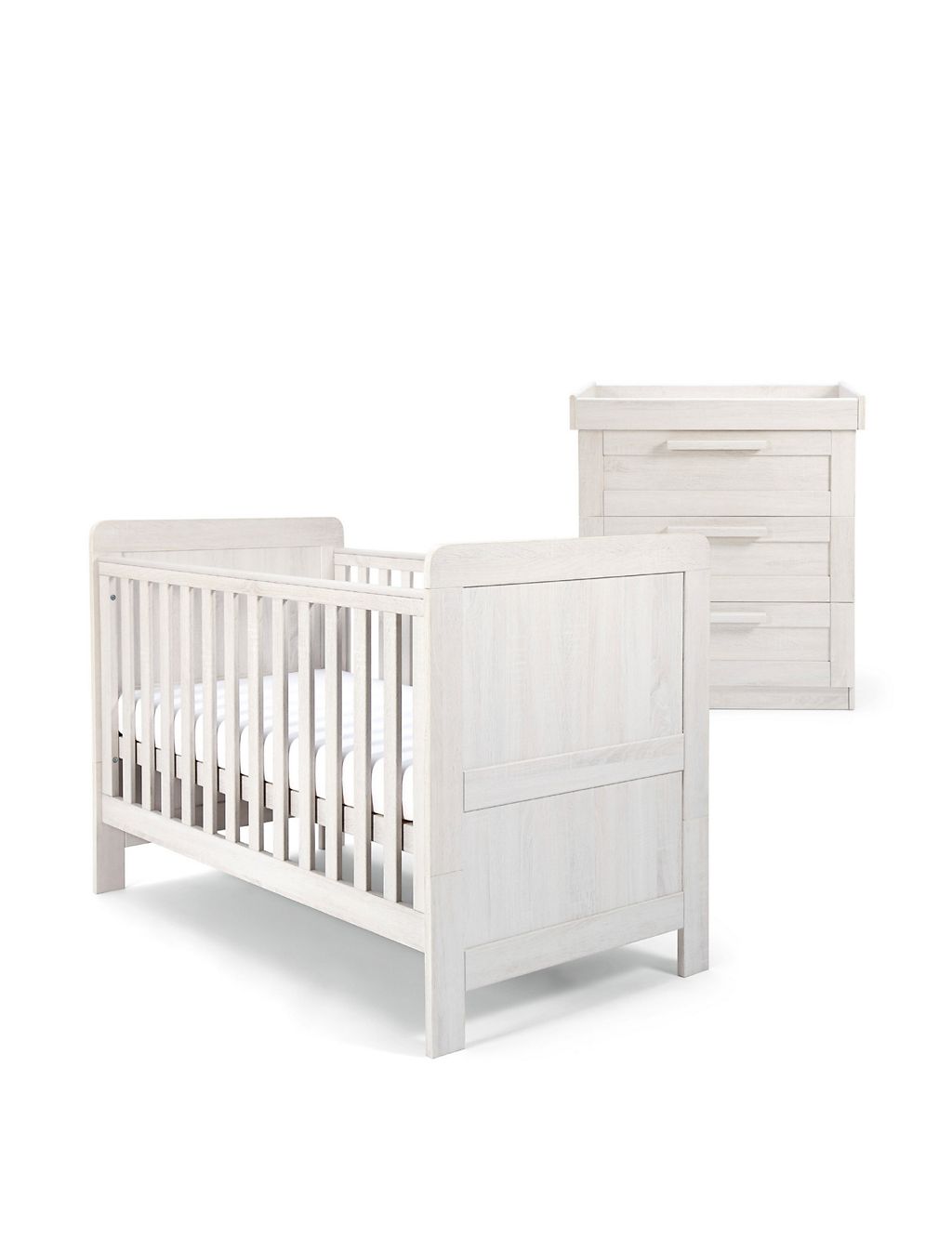 Atlas 2 Piece Cotbed Set with Dresser 3 of 9