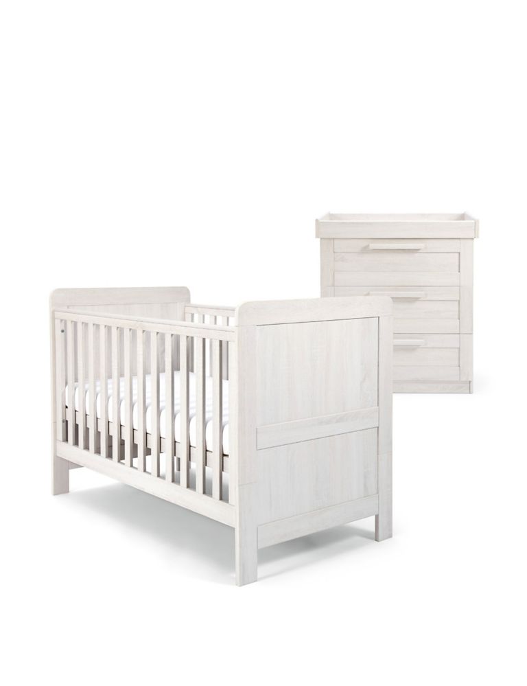 Atlas 2 Piece Cotbed Set with Dresser 1 of 9